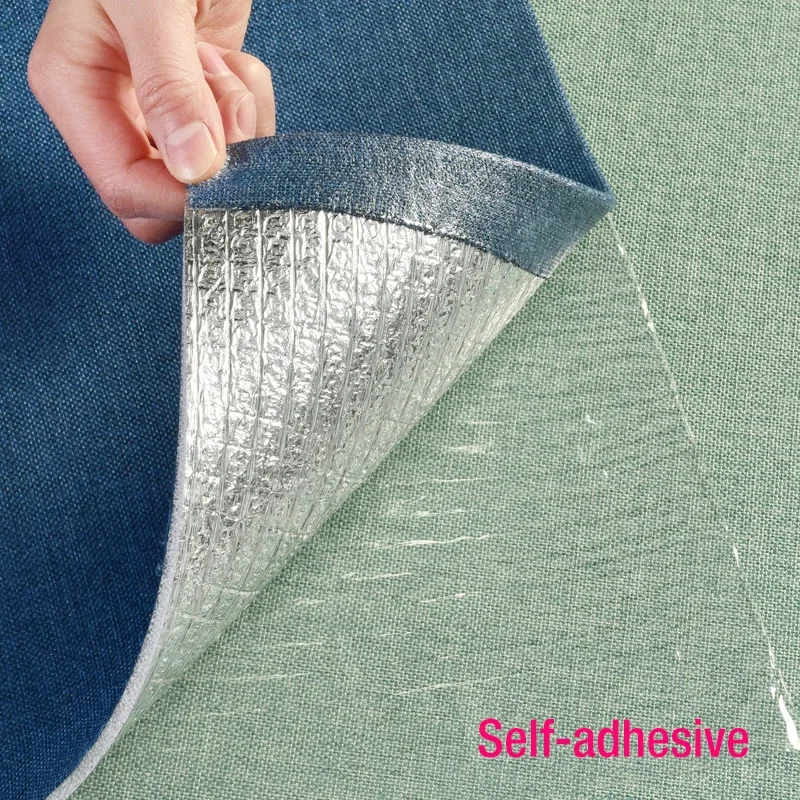 2.8mx0.65m Wall Sticker Extra Thick Tile Self-adhesive Foam Panel wall covering Linen Textured Wallpaper Home Decor Living Room view 4