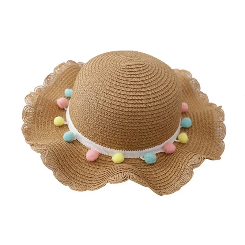 Summer Fashion Children Sunscreen Sun Hat Straw Hat Bag For Girls Cool Hat Girl Cute Breathable Baby Accessories