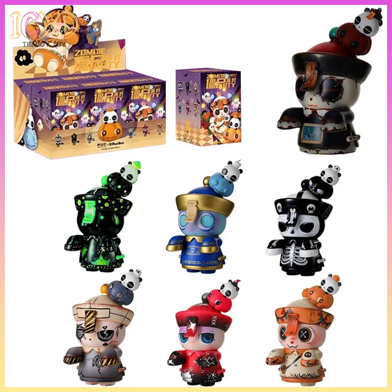 

Authentic Tangmeng Street Zombie Party Halloween Blind Box In Stock Superise Anime Action Figure Ornament Toy Scary Doll Gifts