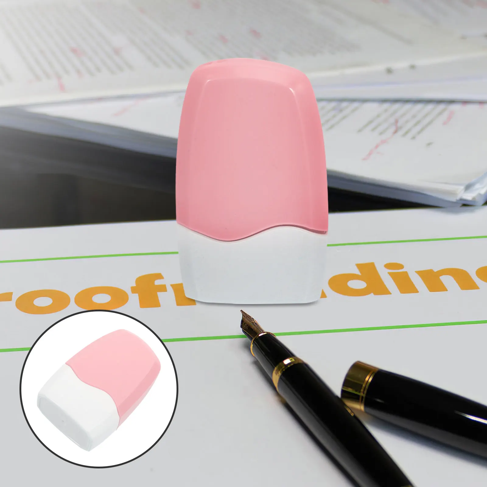 

Роликовый штамп для защиты личных данных, розовый, для конфиденциальности, для скрытия адреса, роликовый штамп для защиты конфиденциальности