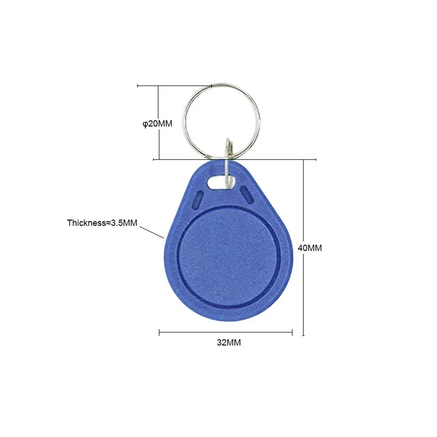 10/20PCS EM4305 Smart Chip Rewritable Card T5577 Clone Token RFID Changeable Badge 125Khz Copy Proximity Key Tag