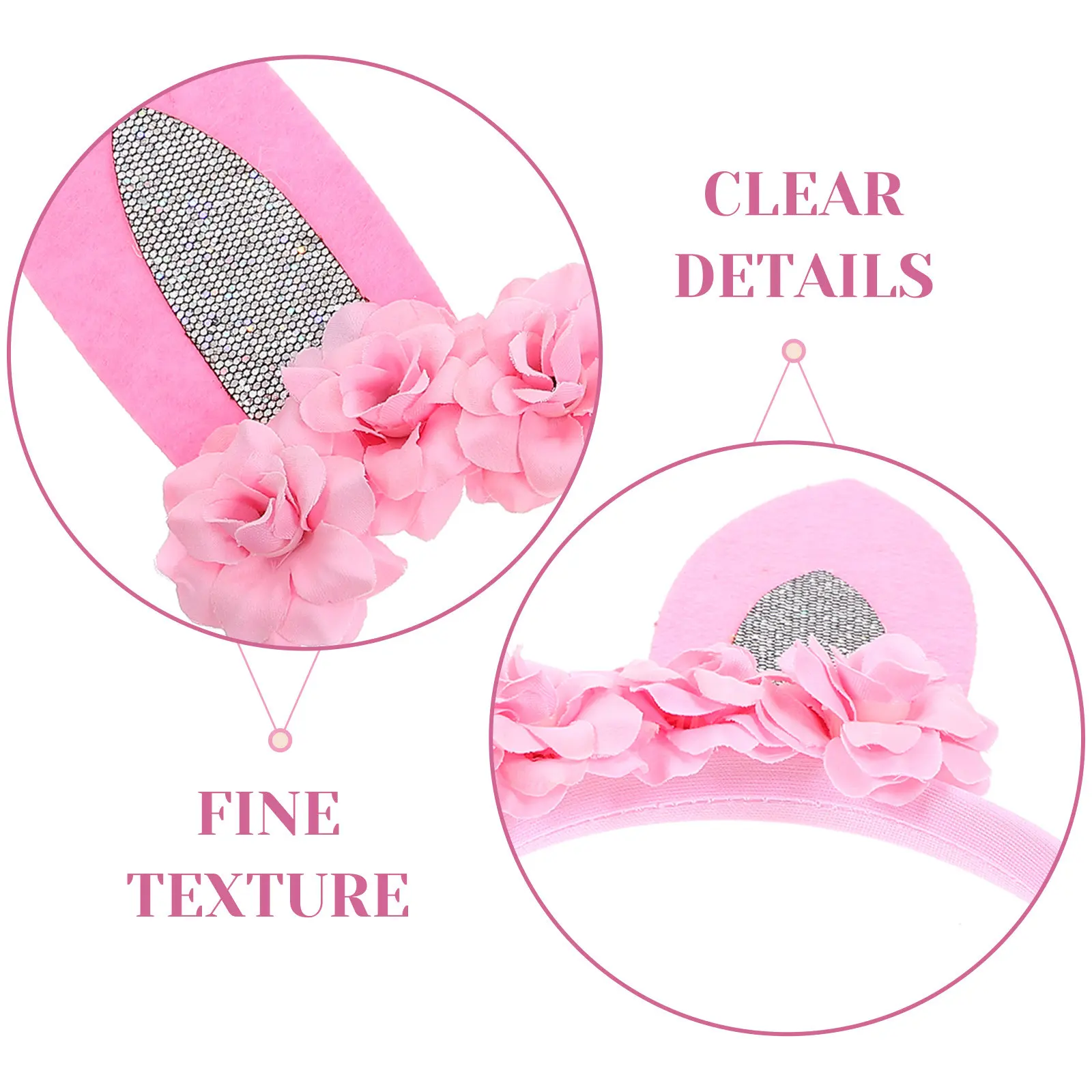 

1 шт. повязка на голову с ушками кролика и цветами, милый пасхальный головной убор для женщин, для дня рождения, свадьбы, вечеринки, маскарада, мероприятий