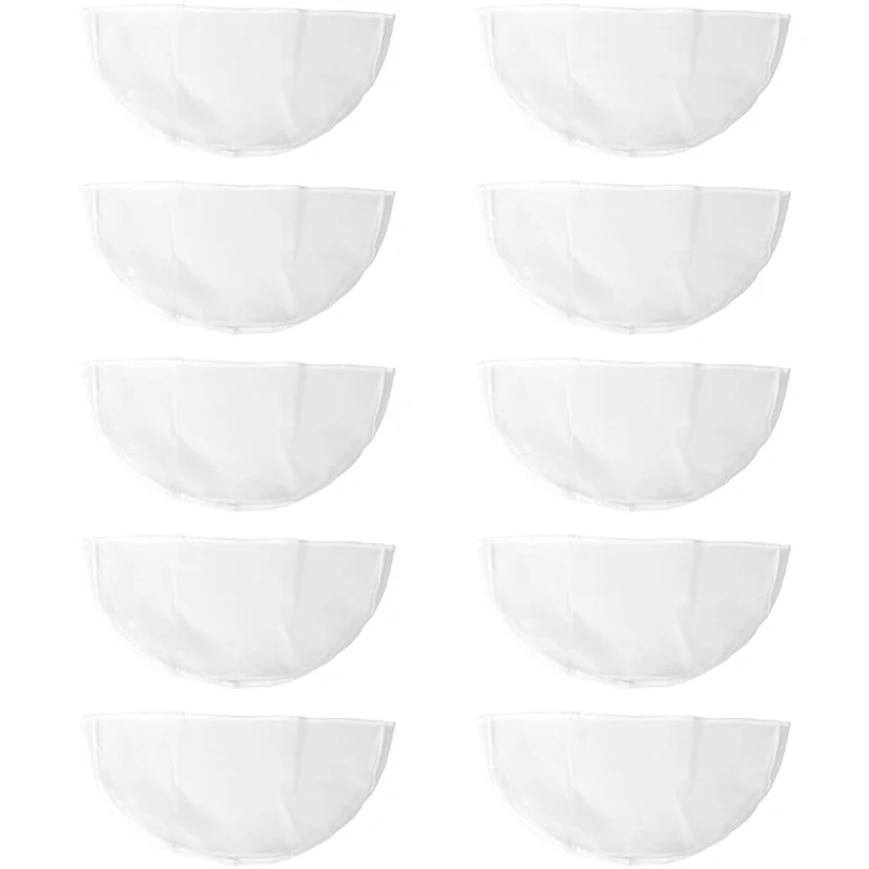 

A04F-10 PCS Garment Bags Shoulder Cover Collar, Suit Covers Transparent Dust Protection