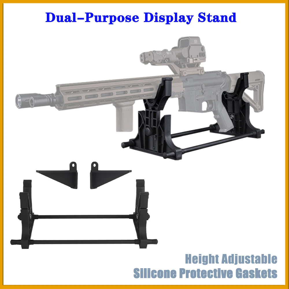 Hunting Airsoft Display Stand for Gun Protection, Cleaning, Maintenance Decorative & Exhibition/Tactical Rifles Placing Bracket