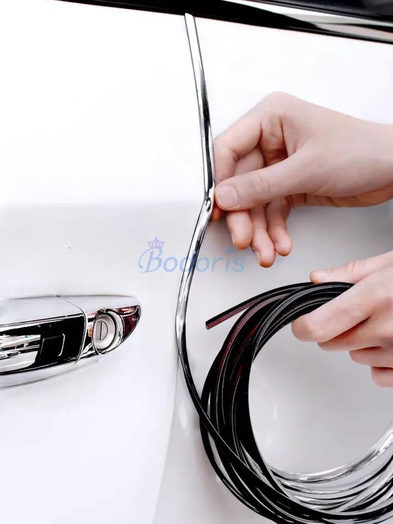 Protector Crash Barriers Stripes For Toyota C-HR CHR C HR 2016 2017 2018-2025 Door Edge Guards Trim Chrome Color Car Accessories