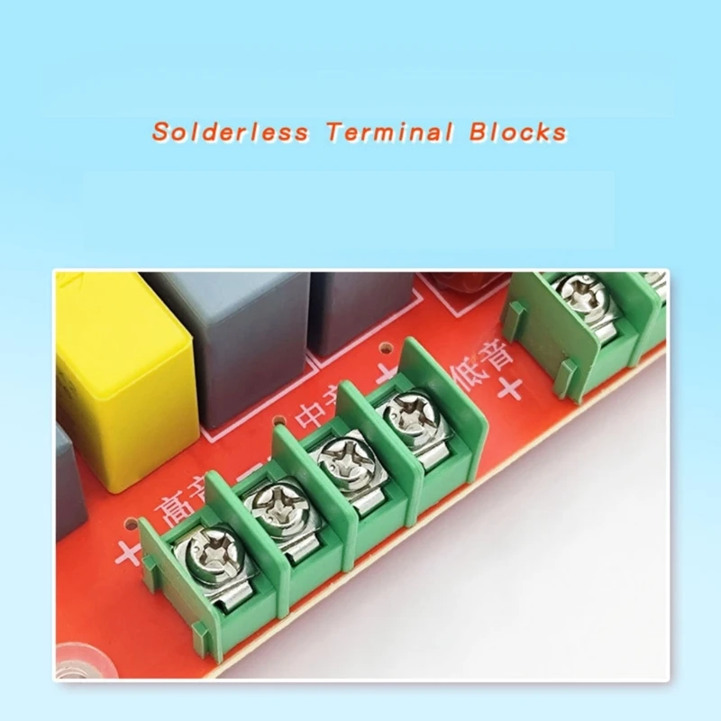 Speaker Frequency Divider Board Professional 5 Way Speaker Crossover Filter Frequency Divider 250W for DIY Speaker K1KF