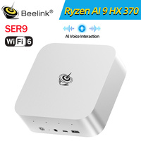 Beelink SER9 DDR5 AMD Ryzen AI 9 HX370  Mini Gaming PC Powerful AI PC 32G 1T NVME PCIe4.0 SSD Desktop Computer VS SER8 8845HS