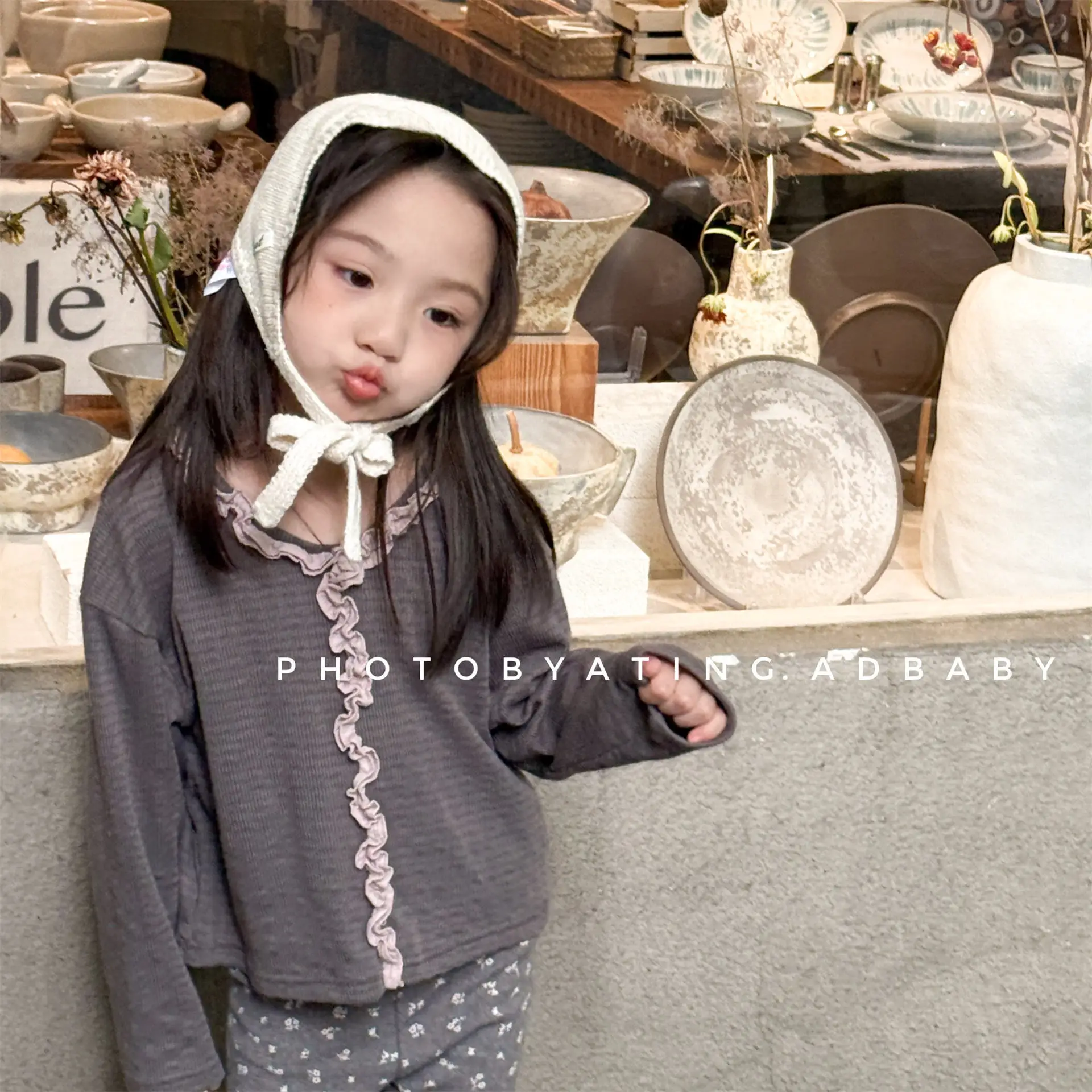 2025 Autumn New Girls Long Sleeve Shirts Children Cotton Tops Solid Baby Girl T Shirts Cotton Infant Blouse Baby Clothes