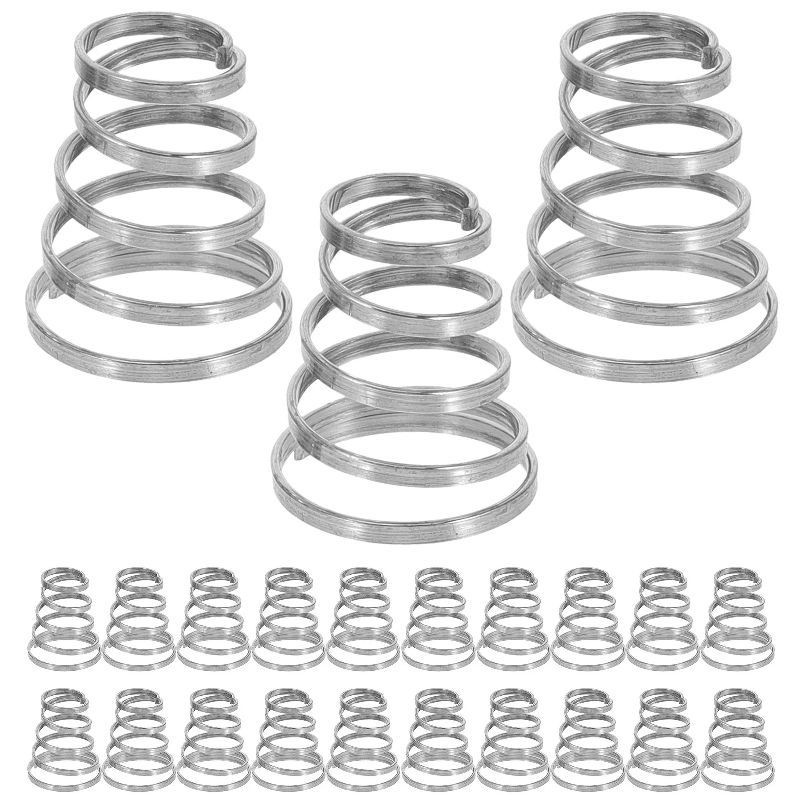 

Stainless Steel Bike Skewer Springs 30 Pcs Set for Road and Mountain Bikes Trainer Equipment Quick Release Axle Rods