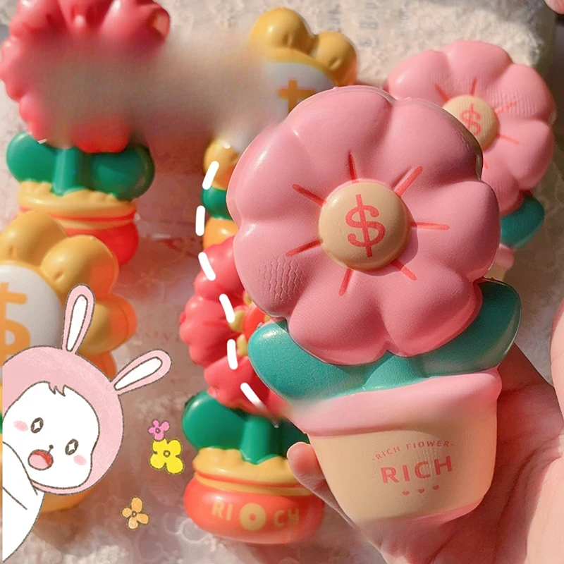 1 sztuka Kwiat Get Rich Antystresowy dla Dorosłych Zabawki do Ściskania Dzieci Dekompresja Sensoryczna Zabawka Fidget