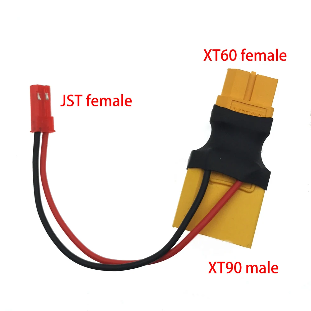 XT90 ESC XT60 XT Plug Female Male JST Connector Adapter Cable LiPo Adjustment Conversion Head For RC Helicopter Quadcopter Drone