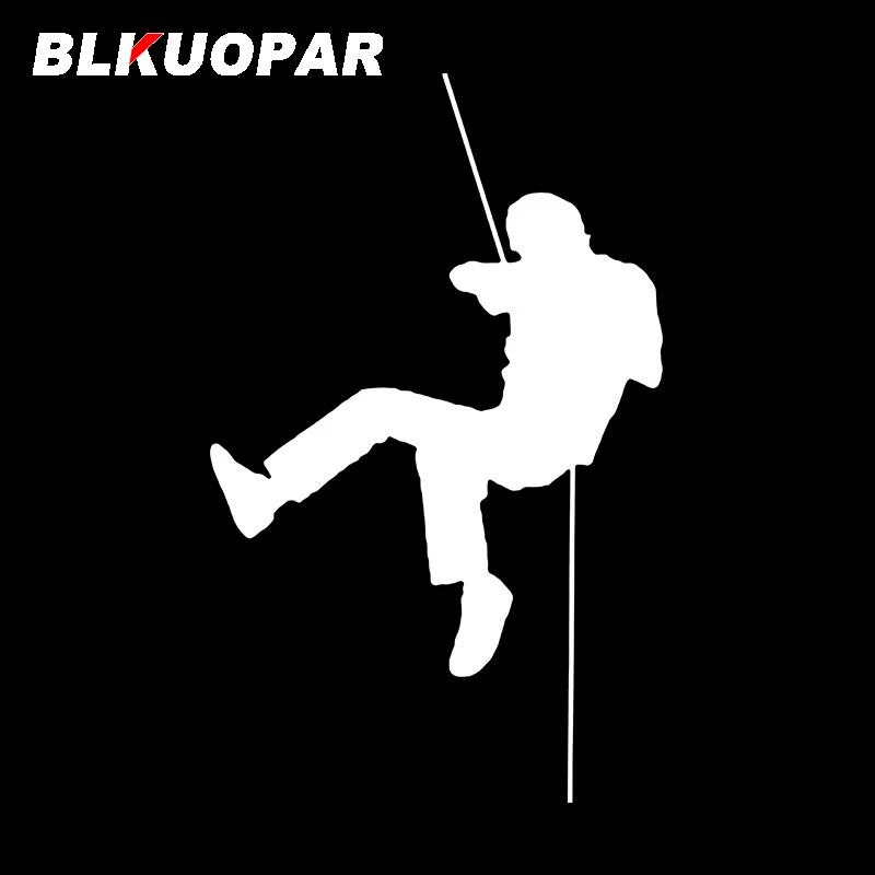 BLKUOPAR Climbers Grab The Rope Car Stickers VAN Vinyl Personality Decal Waterproof Sunscreen Refrigerator Decoration Car Lable