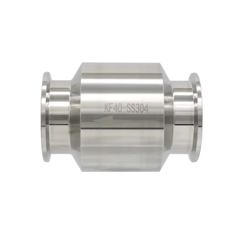 KF16 KF25 KF40 KF 50304 Stainless Steel Vacuum KF Check Valve Exhaust Vacuum Pump Check Valve