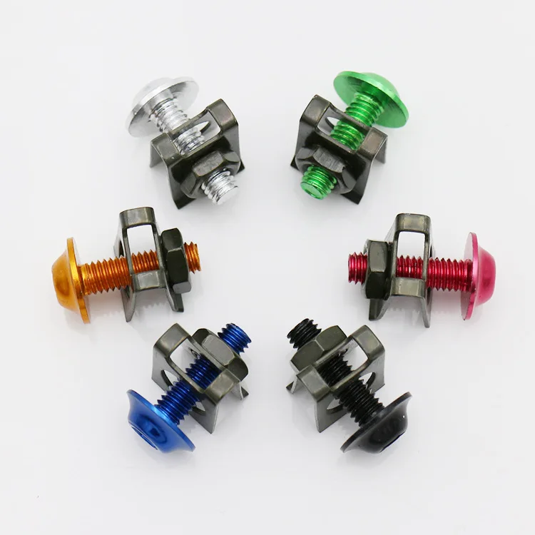 Motorcycle Modified accessory CNC aluminum alloy shell screw 6mm self tapping thread clip For HONDA X adv 750 HONDA Dio Adv 350