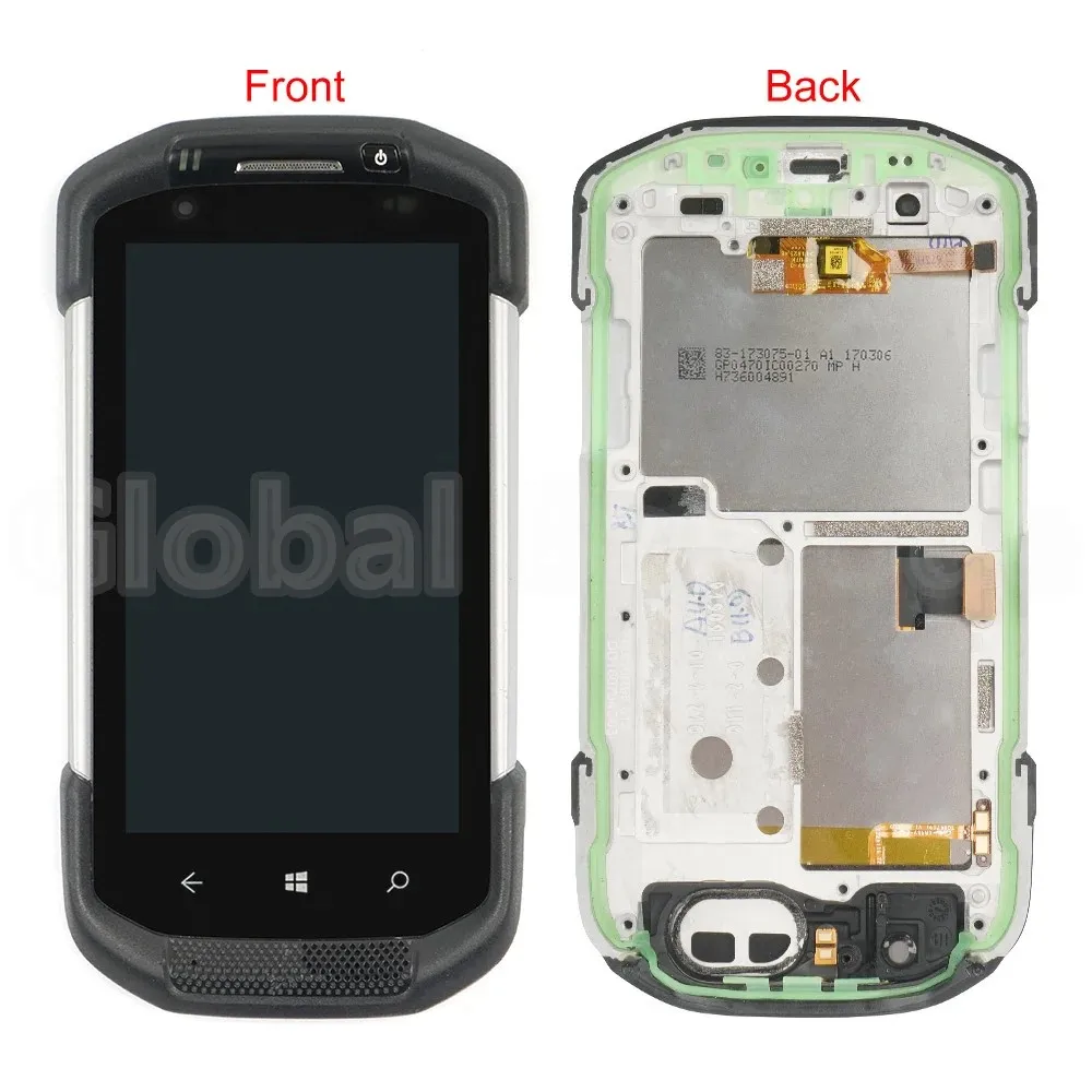 

LCD Display Panel with Digitizer Touch Screen and front cover Replacement for Motorola Zebra TC75 TC75X(Window)