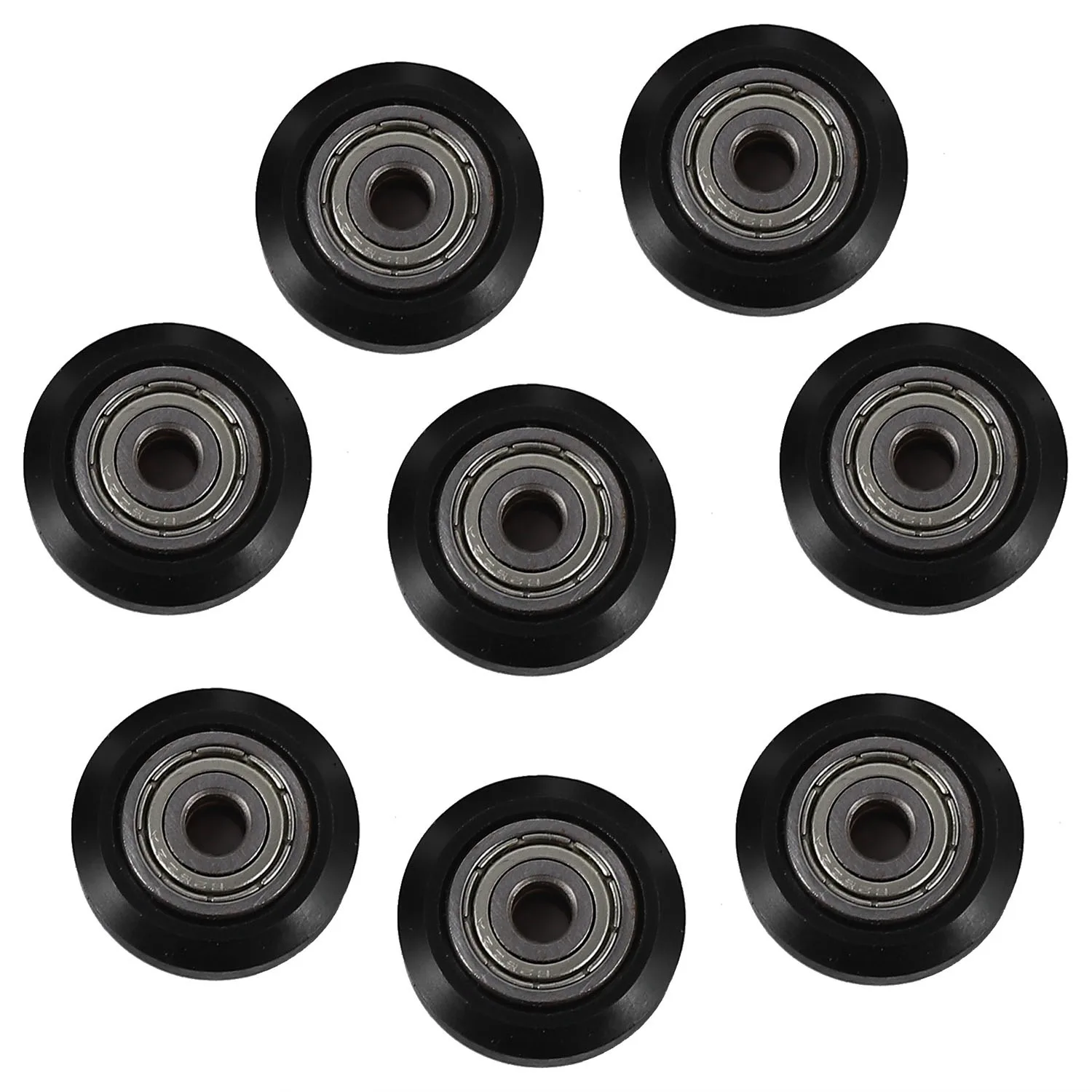 20Pcs/Slot POM Plastic Wheel Pulleys Ball Bearings 625ZZ 3D Printer Parts Round Idler Gear Perlin Part V 3D Printer Accessories