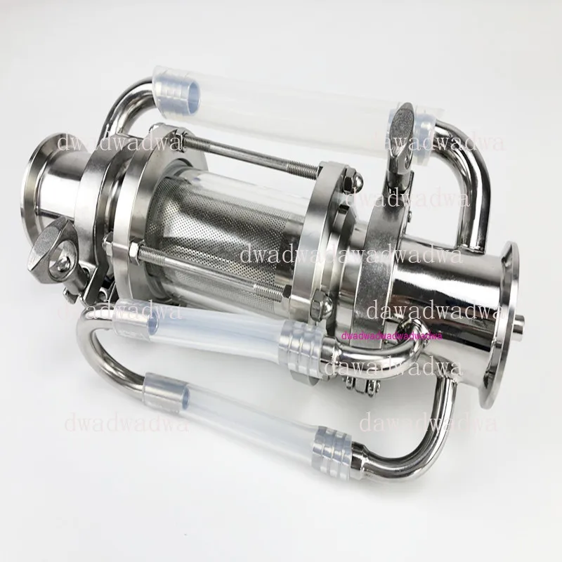 

2" (51mm)OD64 Sanitary Soxhlet Extractor Set For Distillation, 225ml Filter Basket SS304