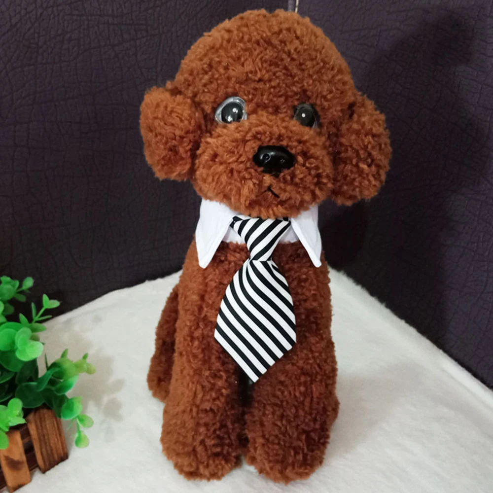 Dog Formal Necktie Tuxedo Bow Tie Striped Collar Pet Grooming Supplies Medium Large Dogs Cat Puppy Accessories