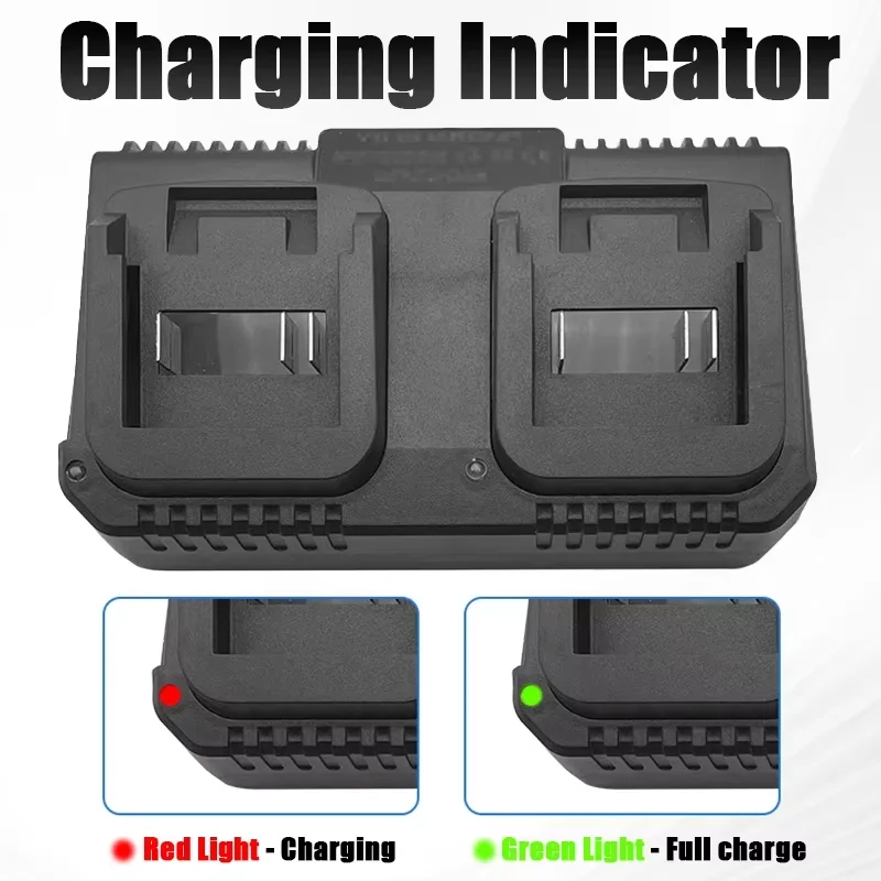 4-Slot/Dual-Ports Battery Fast Portable Protection Charger for Makita 18V 21V Lithium for BL1830/1415/1815/1850 Batteries image 5
