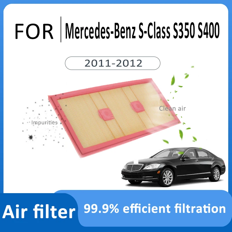 For Mercedes Benz S Class S350 S400 2011 2012 A2760940004 Air Filter Car High Flow Filter Auto Air Intake Systems Car Accessory