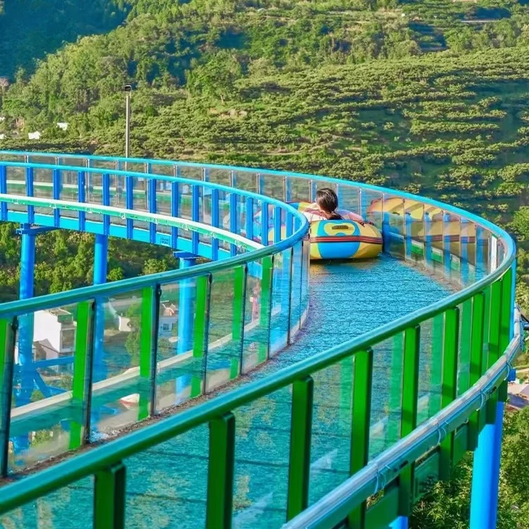 Outdoor Mountain Glass Water Slide Drifting Roller Coaster for Summer Happy Game