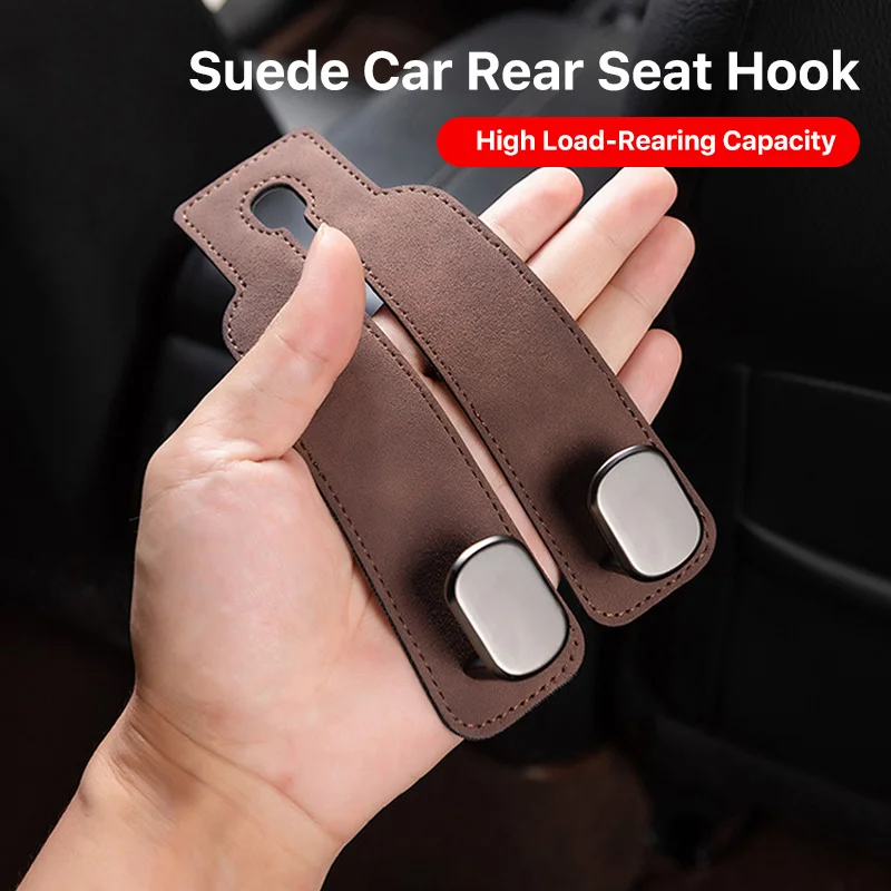 

2 in 1 Car Hook For Rear Seatback Hooks Headrest Hook Clips Versatile Dual-Hook Mount Car Interior Accessories Organizer