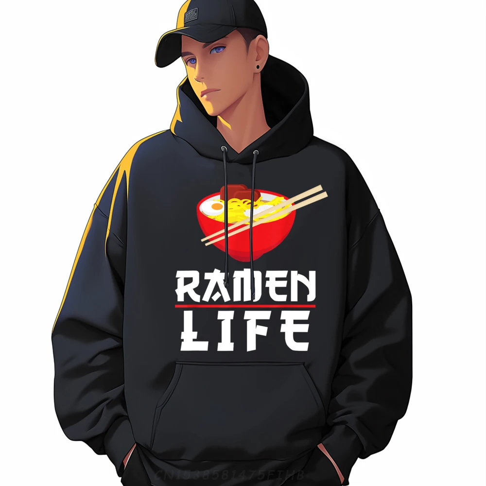 

Ramen Life T Tasty Noodle Bowl Hoodie Plus Size Men Clothing Men's Sweatshirts Feminist Man Hooded Shirt