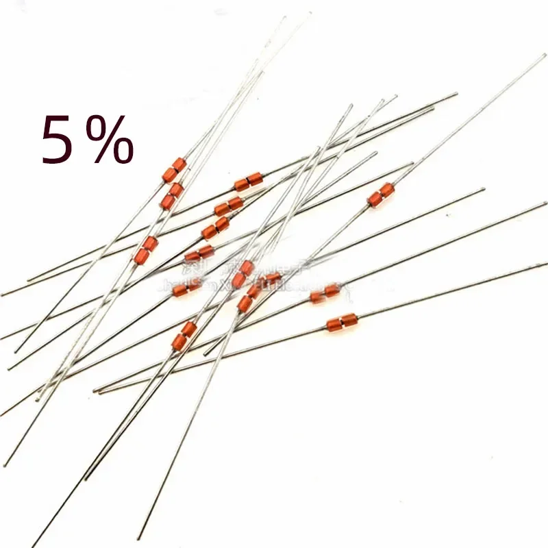 50PCS/LOT MF58 Glass Sealed Thermistor B Value: 3950 Induction Cooker Temperature Sensor 5K 10K 50K 100K DO-35
