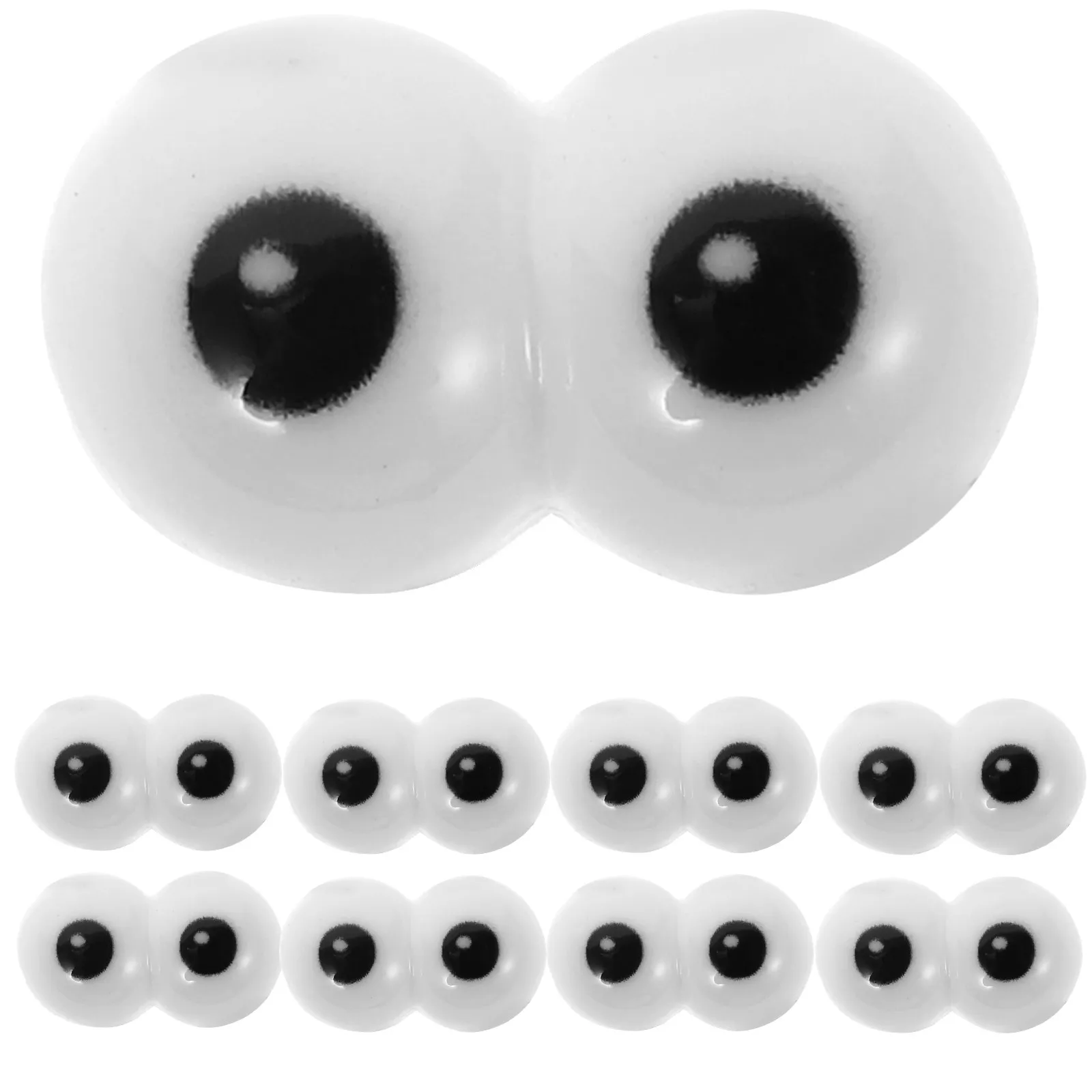 

20Pcs Eye Accessory Resin Simulation Creative DIY Craft Supplies Handmade Decorative Artificial Eyes for Handcraft Making