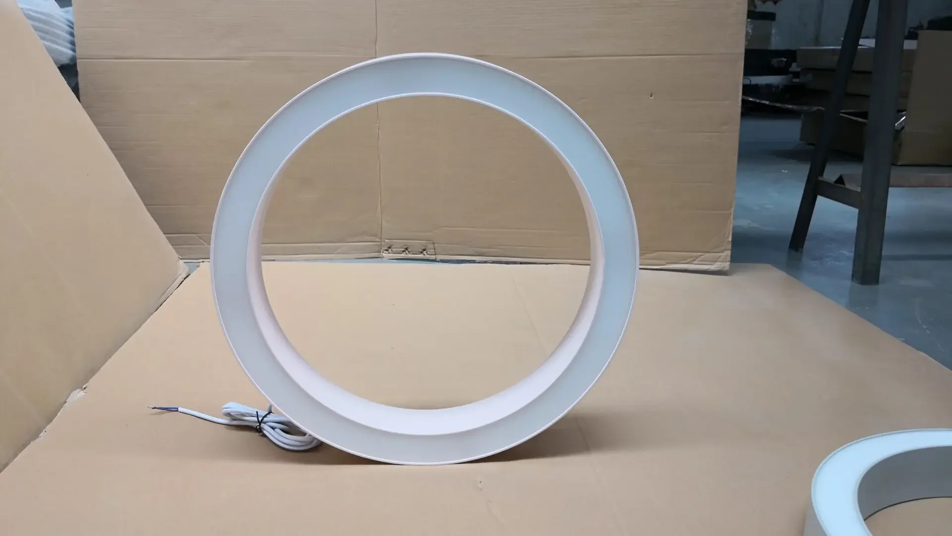 Lámpara de araña Hlinear, anillo de luz led de perfil de aluminio, luz de pared para habitación de hotel