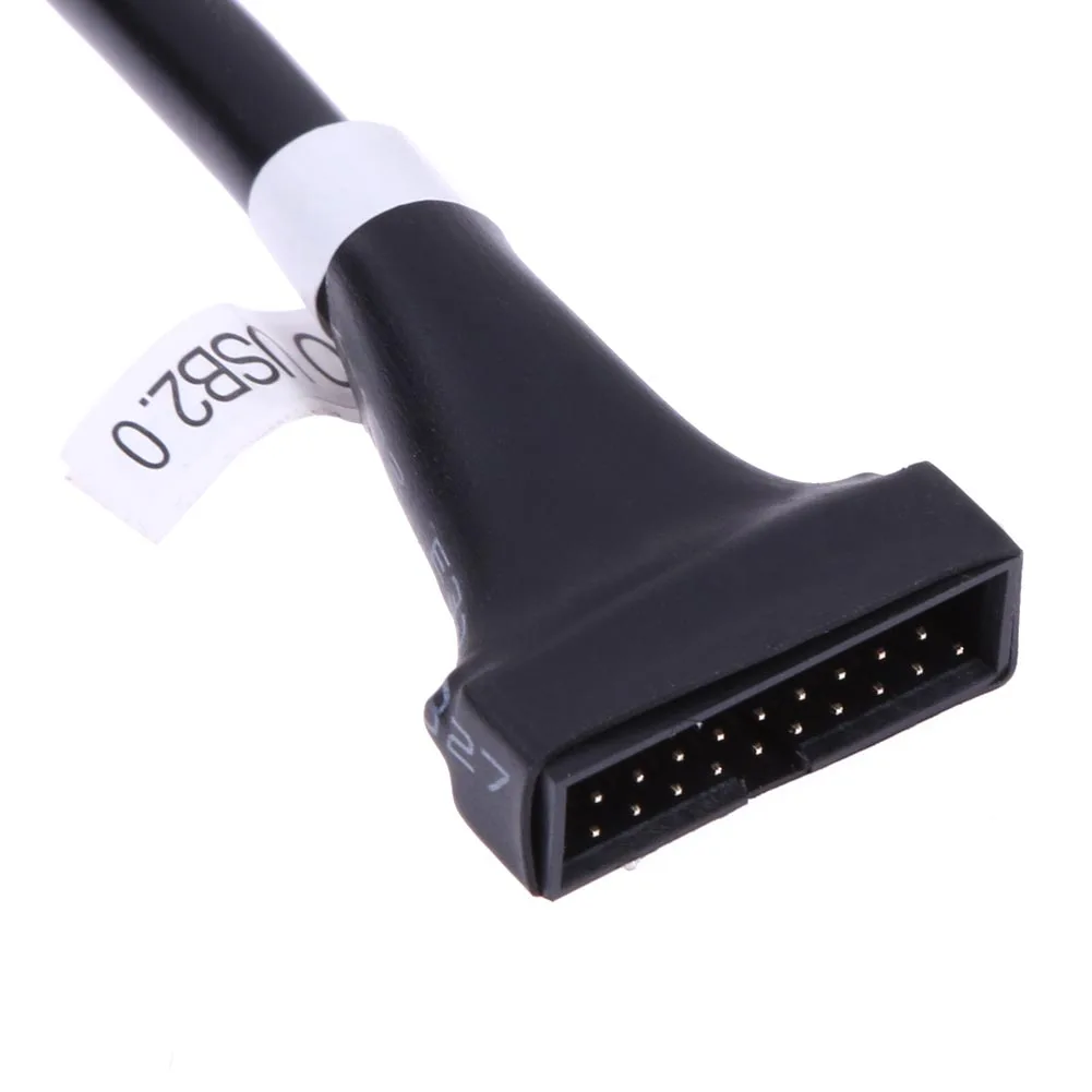 20 دبوس جاك ل USB ذكر إلى 2.0 9 دبوس أنثى الفاصل محول لمستلزمات كابل نقل مكبر الصوت #5