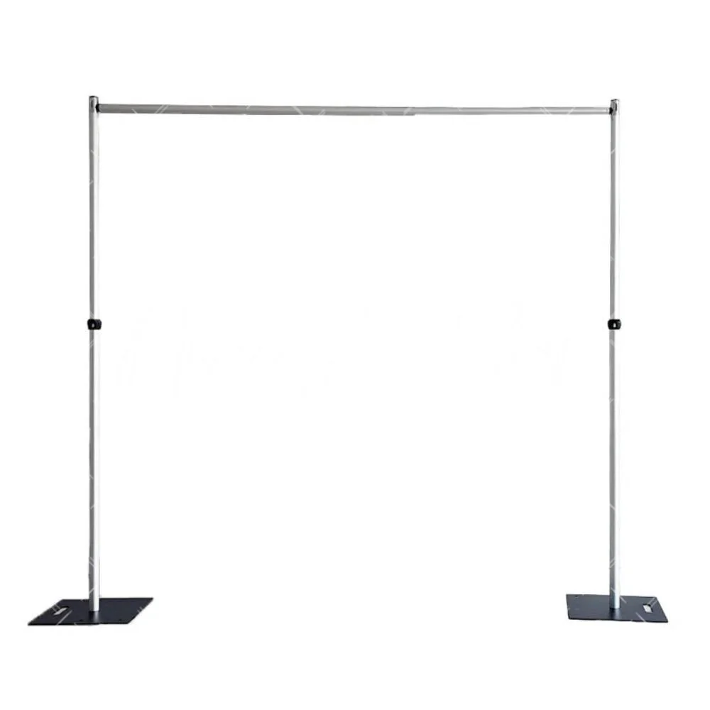 

Adjustable Aluminum Pipe and Drape Frame with Carrying Bag Retractable Wedding Background Frame for Weddings and Events Decor