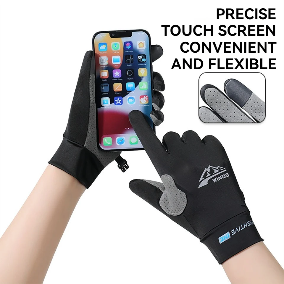 New Model  Fingerless Gloves for Men Women UV Sun Protection Half Finger Glove for Fishing Paddling Sailing Rowing Sports Gloves