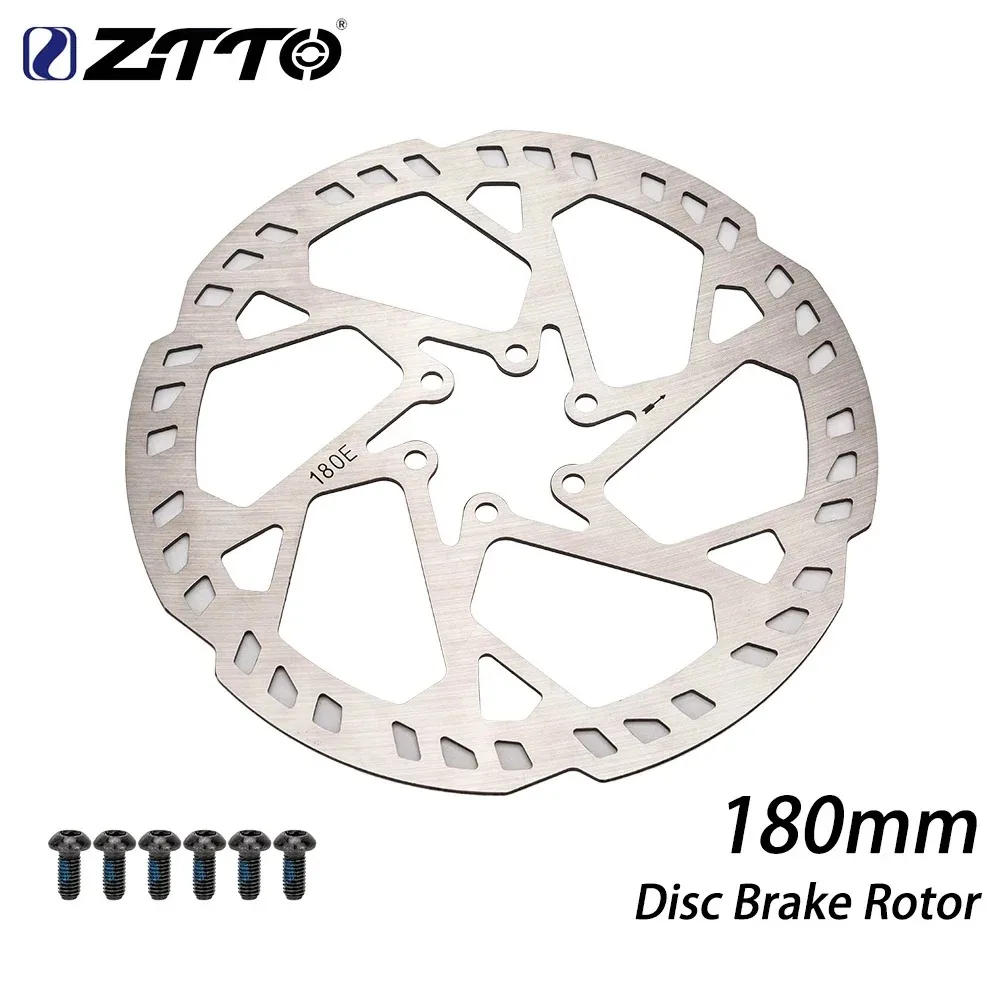 Ztto 2,3mm verdicken mtb e-bike fahrrad scheiben brems rotor edelstahl 160mm 180mm 203mm 220mm 6 schrauben naben montierte fahrrad teile