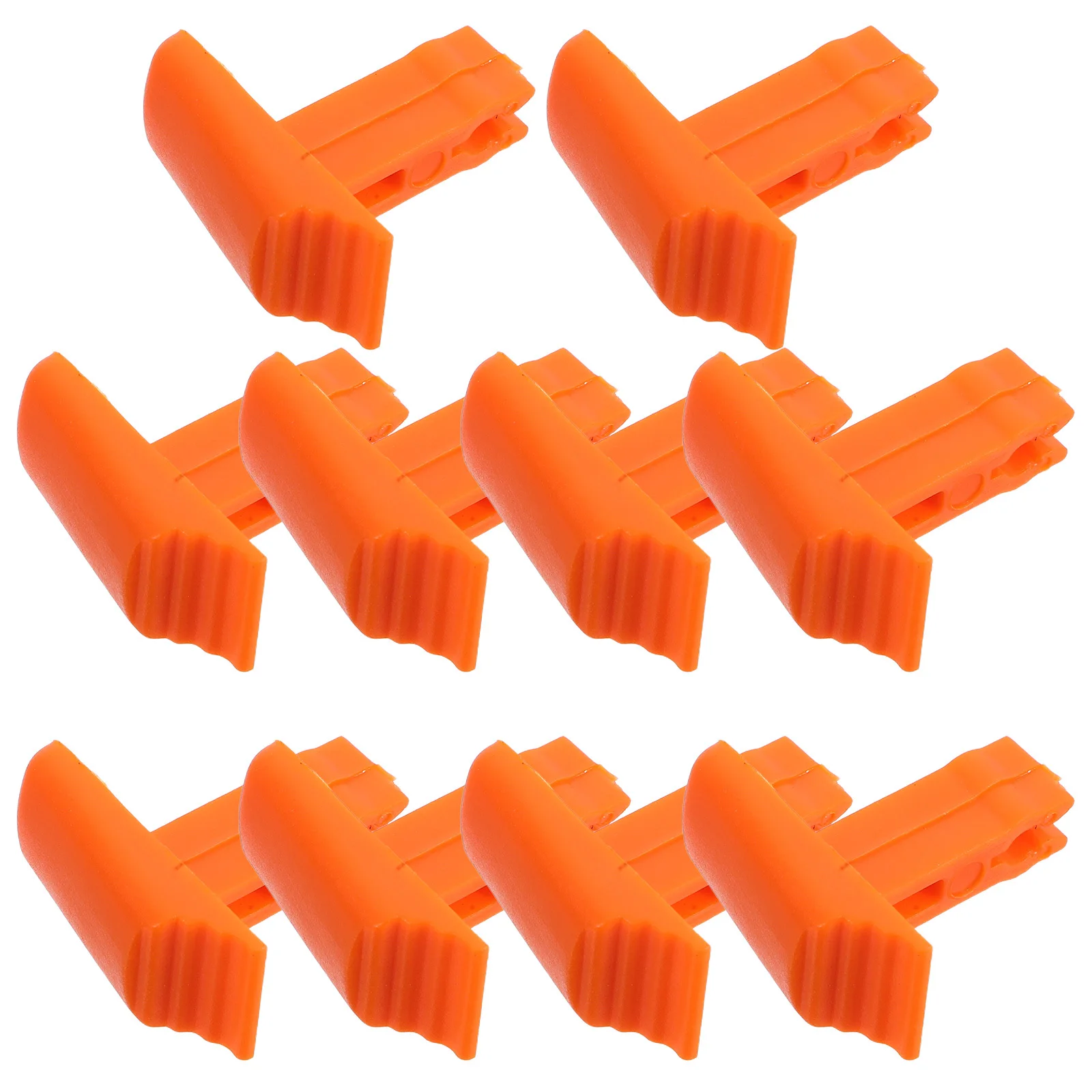 10 قطعة زر سلم تصغير قفل بلاستيكي مشبك برتقالي استبدال أجزاء ملحقات متينة لتمديد سلم آمن