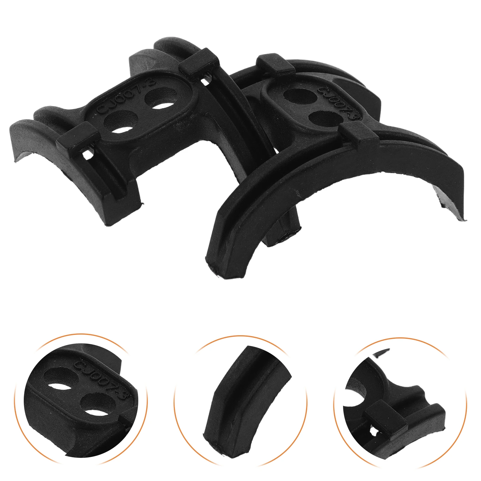 

2pcs Bicycle Bottom Bracket Anti-Friction Cable Guide Brackets With Screws For Mountain Road Bike Frame Cable Routing Easy