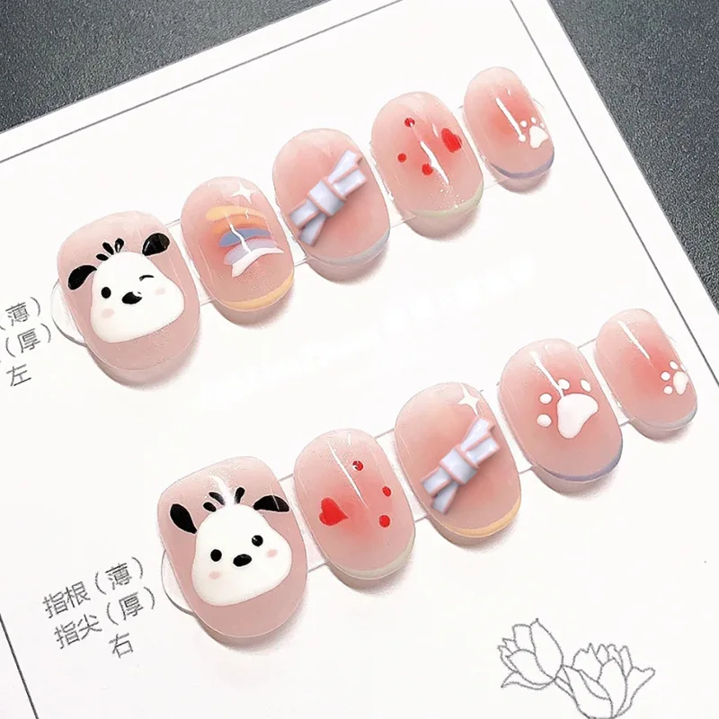 10PCS Korean Alloy Bow Nail Art Charms Classic Simple Black White Bowknot Design For Nails Decoration Maincure Accessories Parts - Image 2