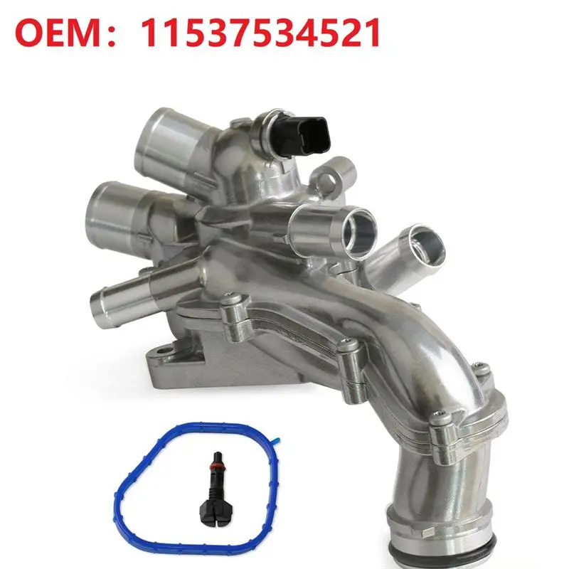 New Thermostat Housing Assembly Upgrade Thermostat Housing Assembly For Mini Cooper 1.6L 2007-2013