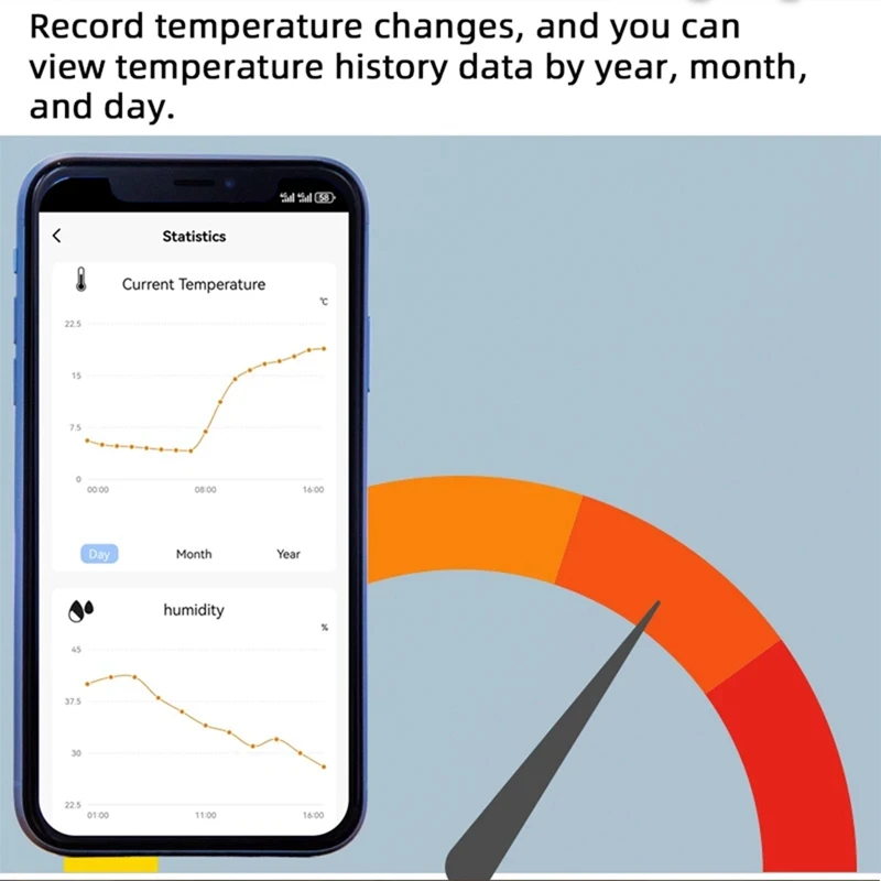 【CLEARANCE】Tuya Zigbee 1 Gang Smart Switch With Temperature Humidity Sensor,Tuya Smart Life APP,Passive Dry Contact Relay