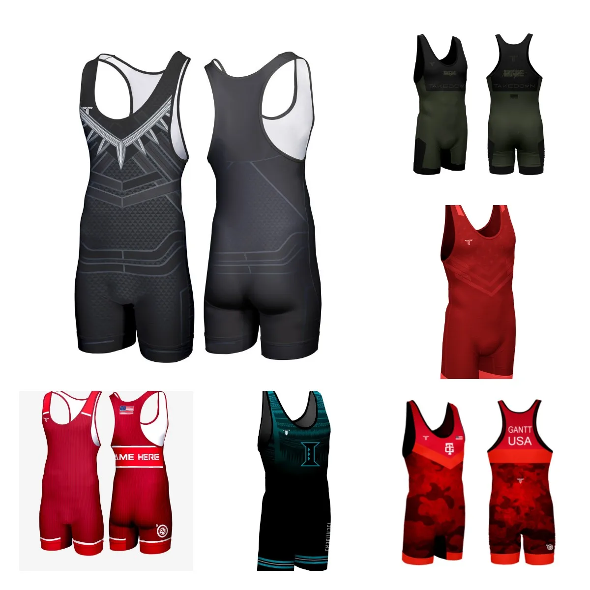 Canottiere da Wrestling tuta da pattinaggio personalizzata tuta da corsa maratona leggera tuta da Triathlon USA tuta da palestra tuta da ciclismo