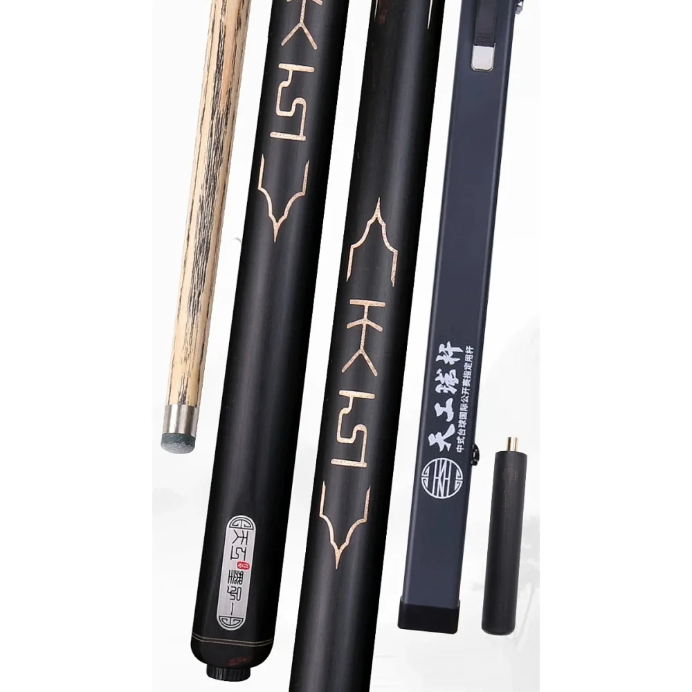 TianGu Mozi 57Inch Hand Made White Ash Billiard Pool Cue Stick 10.2/11.5mm Set