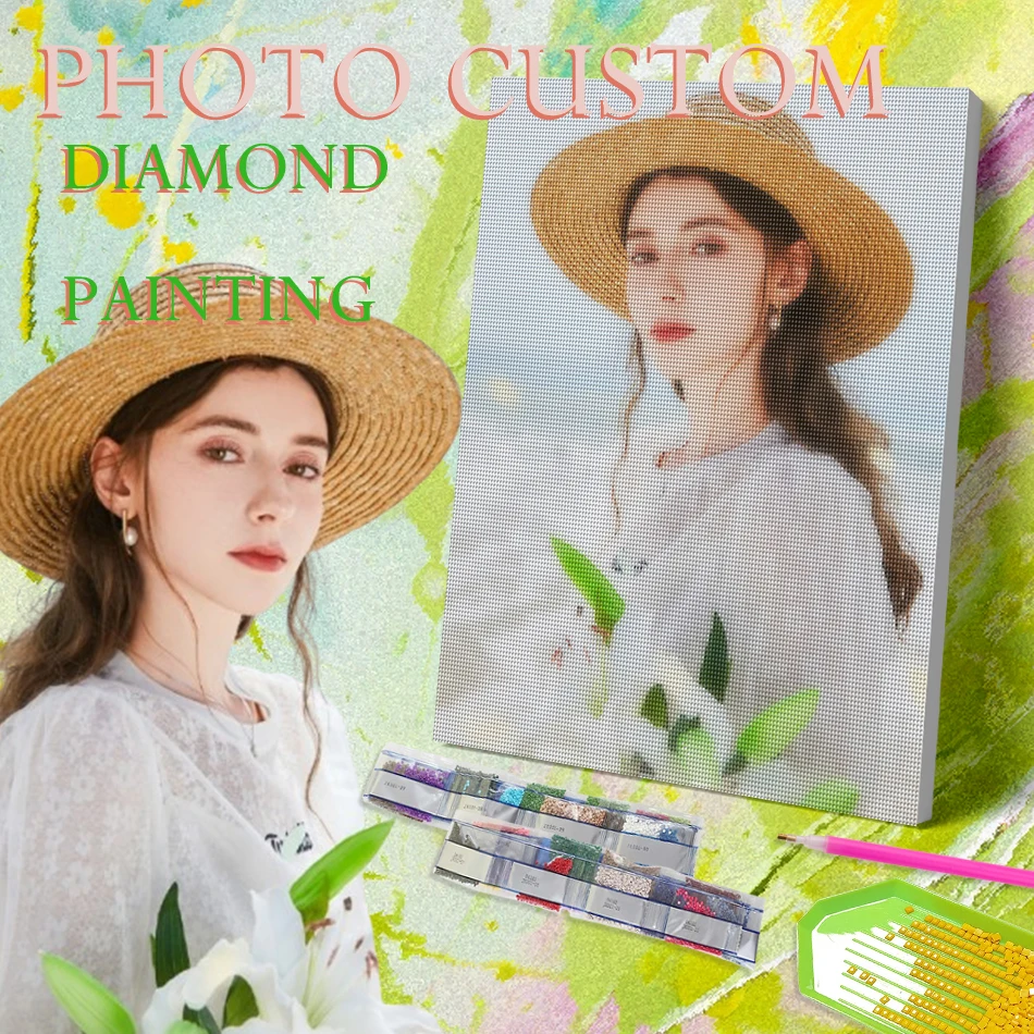 

CHENISTORY Custom Diamond Painting Photo Full Drill DIY 5D Mosaic Embroidery Hobby Birthday Gift Cross Stitch Home Decor