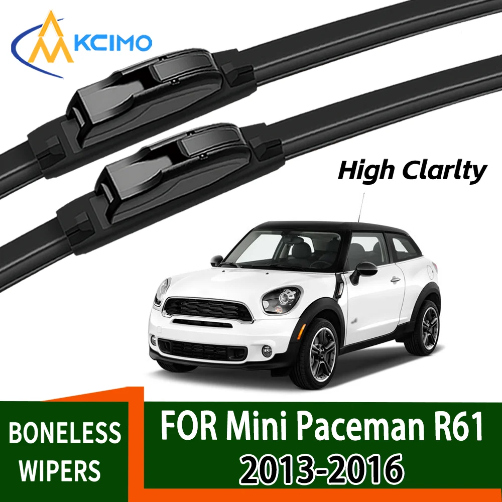 For Mini Paceman R61 2013-2016 2014 2015 Durable Slient Front Wiper Blades Car Windscreen Windshield Window Wiper Accessories