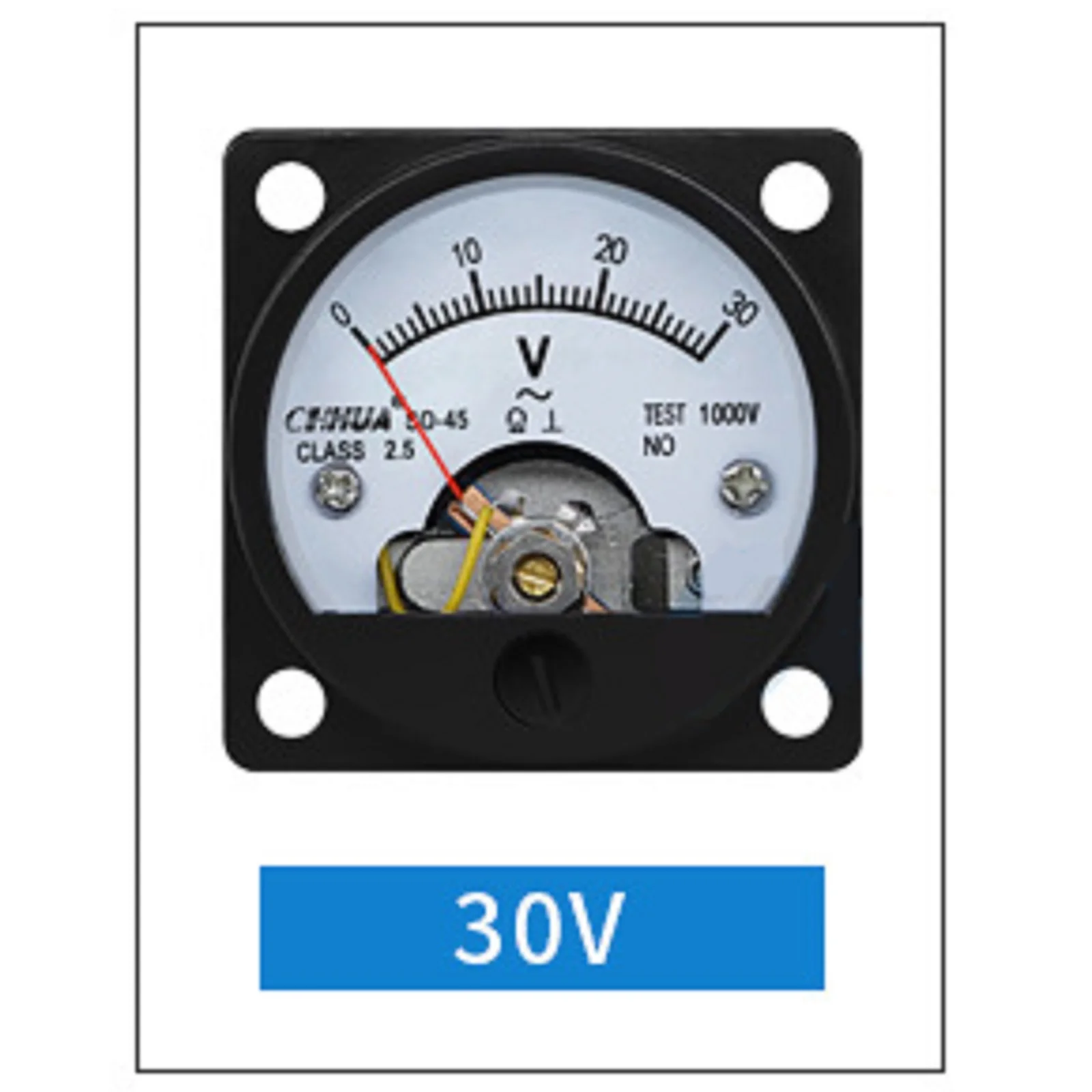 

1Pcs SO-45 AC Analog Ammeter 1A 3A 5A 10A 20A 30A 50A 75A 100A 150A 200A 250A 300A Pointer Meter/Current Meter/Panel Meter