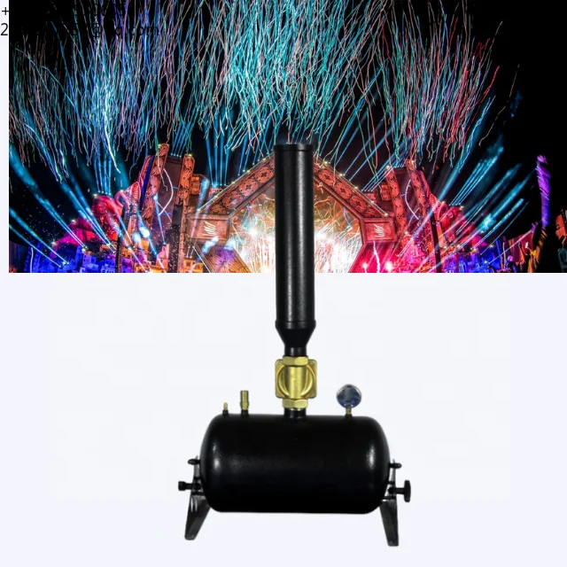 4 -in -1 Water Confetti Streamer Powder Cannon Machine for Stadium Baby Gender Reveal  Stage Show Music Festival Wedding Party