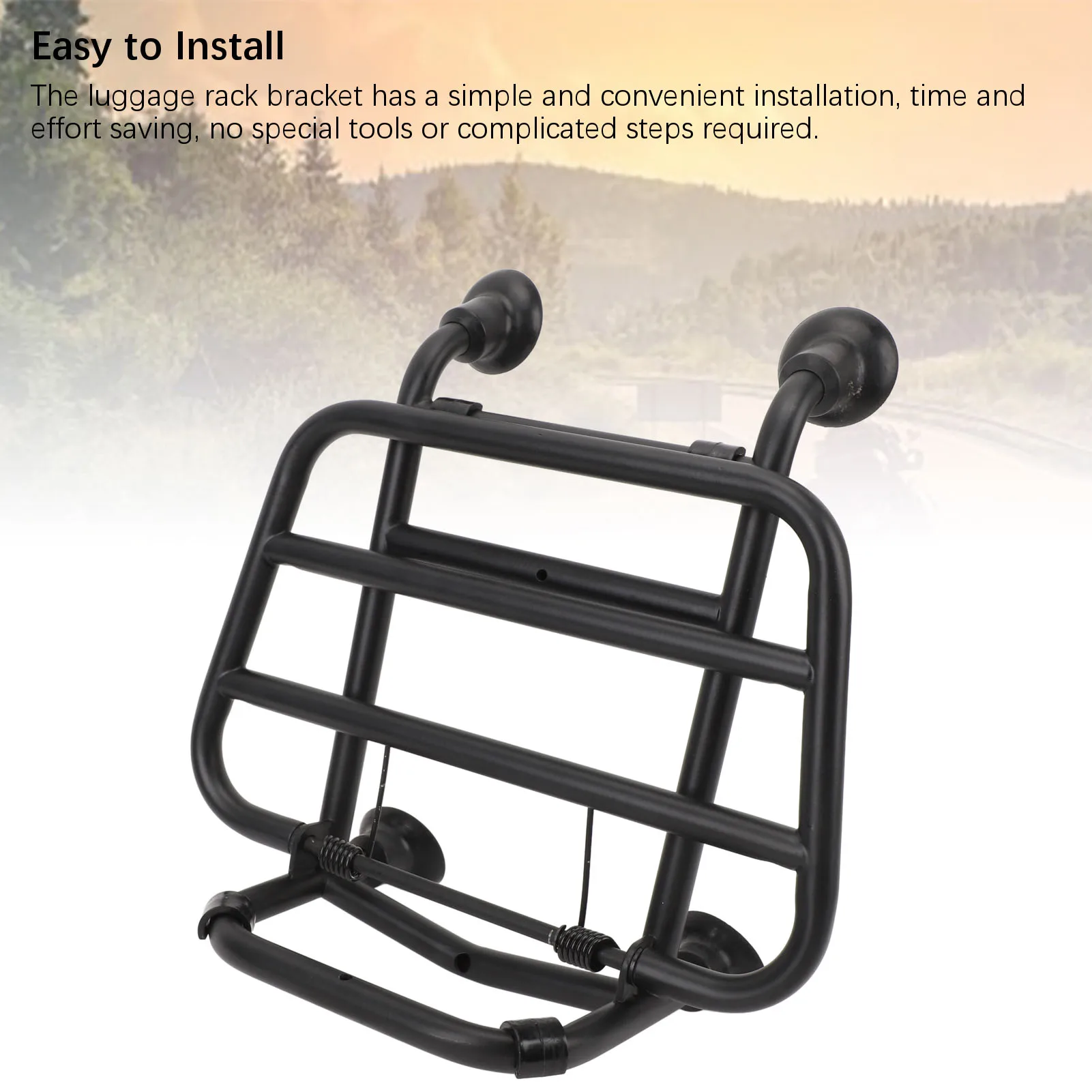 Motorcycle Front Cargo Carrier Shelf Sturdy Stylish Look Motorcycle Front Luggage Rack for Primavera 150 Sprint 150 All Years