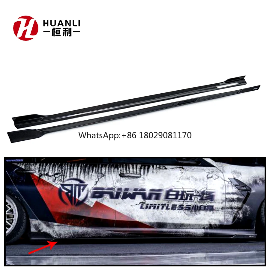 Wholesale Tuning Carbon Fiber Side Skirts For BMW 3 Series G20 G28 Model GMS1-363G