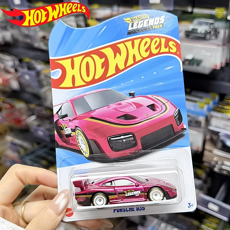 

Коллекционная модель автомобиля Hot Wheels Legends Tour Porsche 935, розовый, литой сплав, для взрослых автолюбителей, подарок