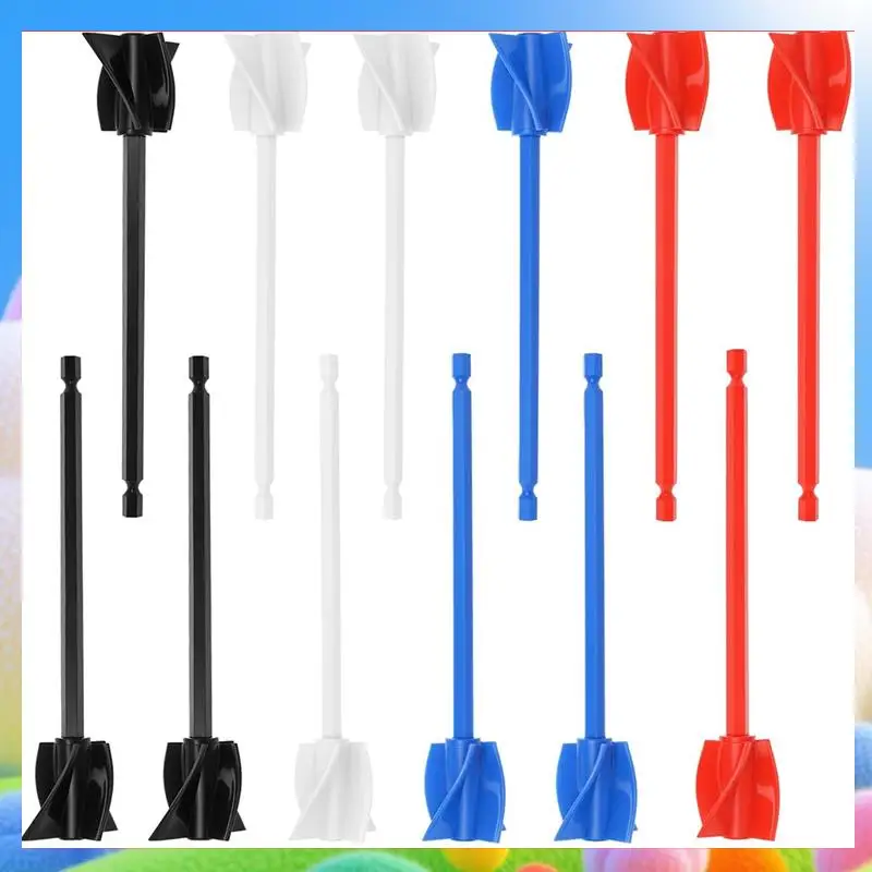 

Epoxy Mixer Attachment For Drill, 12-Piece Set - Helix Paddles, Paint Stirrers Drill Attachment, 6.5-Inch-AA25