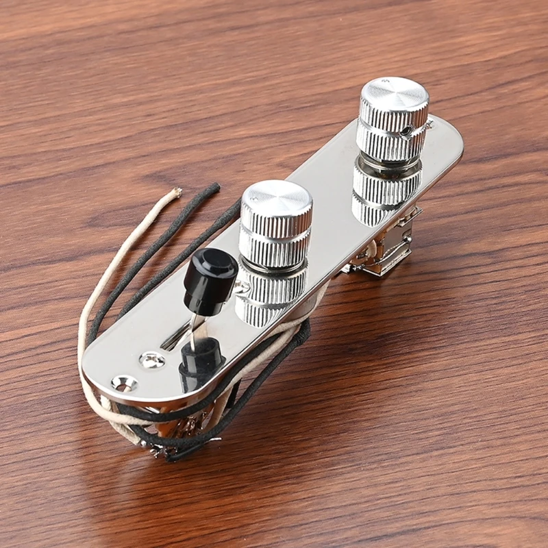 

Prewired Guitar Control Plate 3 Way Loaded Control Plate with Knob for Electric Guitar Playing Parts